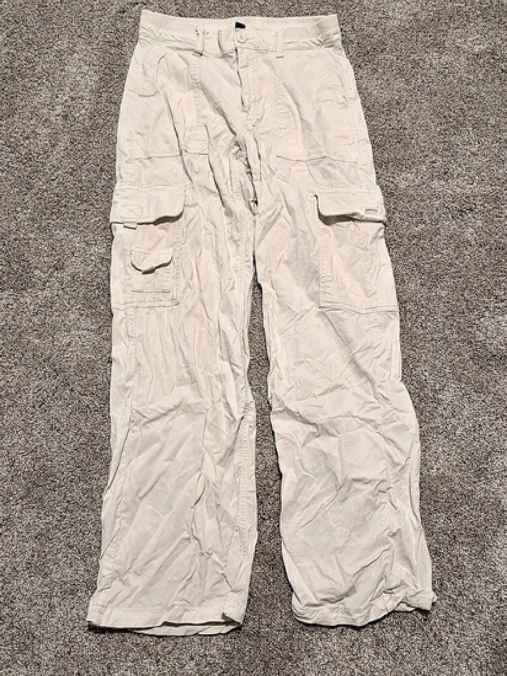 American Eagle Cargo Pants Cream Like New